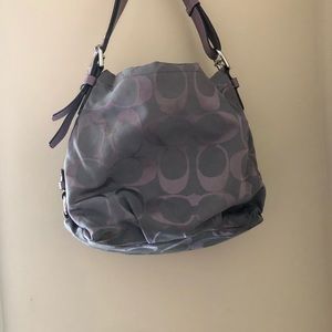 Coach Bags - Purple coach Signature Duffle Shoulder Bag Coach Bags - Purple coach Signature Duffle Shoulder Bag